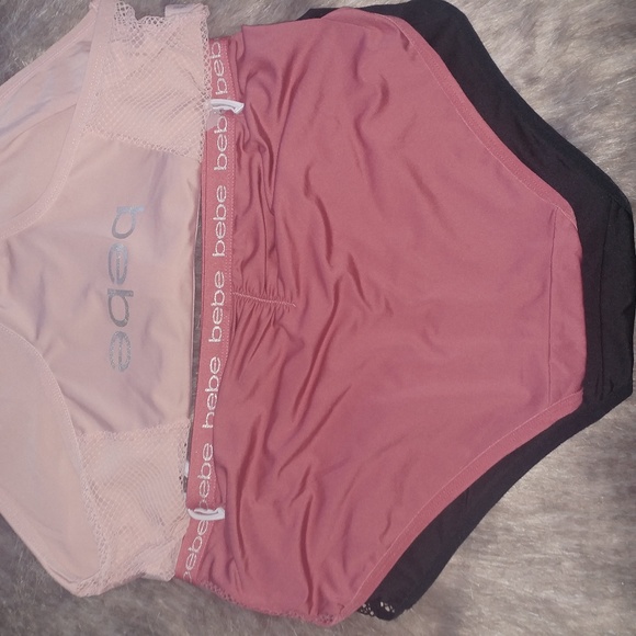 🌻TRADE bebe 3 pk mesh cut out ruched booty brief - Picture 6 of 6